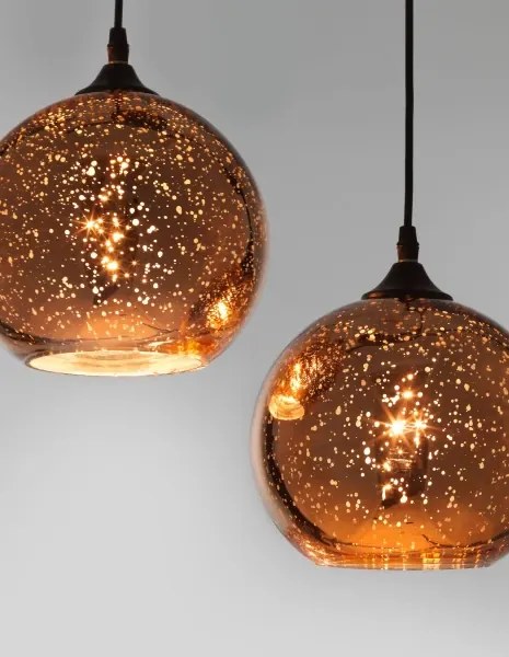Rustikálny luster Blaze 35 medená