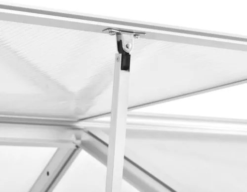 vidaXL Skleník, hliník 421x190x195 cm, 15,6 m³-