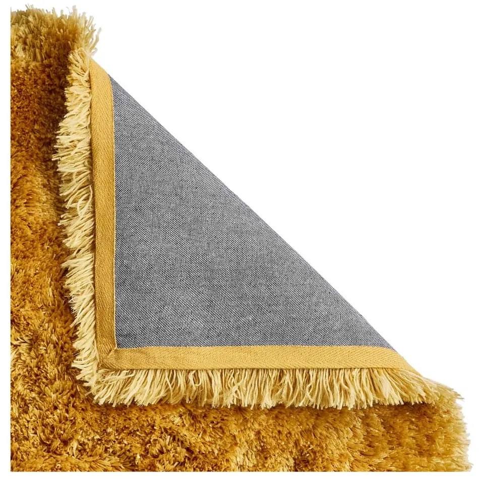 Žltý ručne tuftovaný koberec Think Rugs Polar PL Yellow, 80 × 150 cm