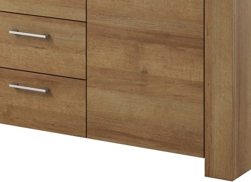 Široká komoda Sky, dub riviera