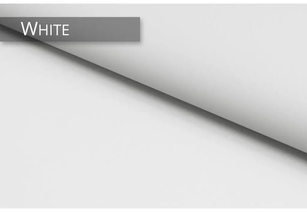 Dekodum Zatemňovacia roleta v bielej kazete, farba látky White Šířka (cm): 55, Dĺžka (cm): 150, Strana mechanizmu: Práva