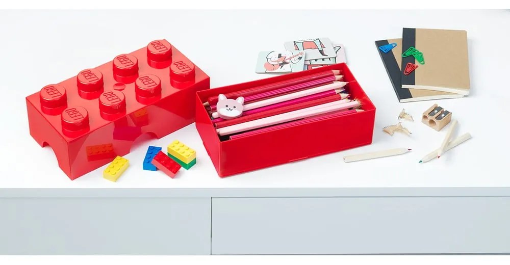 Červený úložný box LEGO®