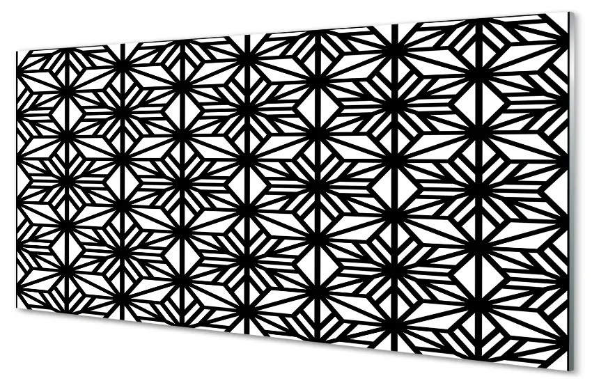 Obraz plexi Kvetinový geometrický vzor 100x50 cm