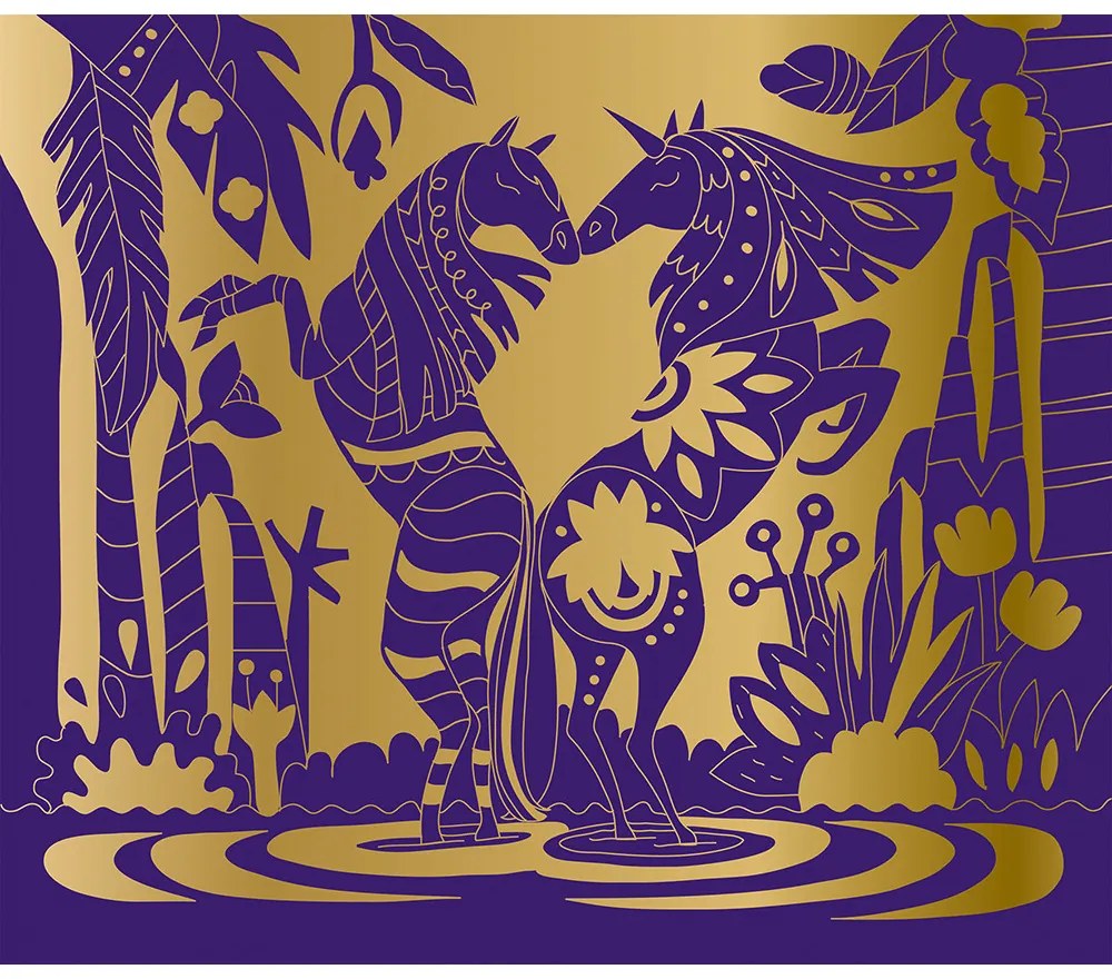 Atelier Maxi - vyškrabovacie obrázky kone a jednorožce