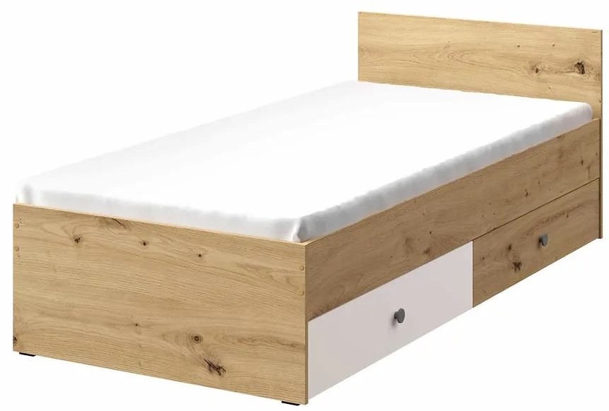 Posteľ Nero 14  – Šedá Mat