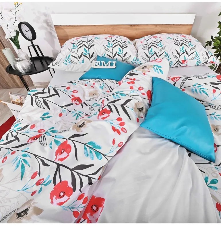 Obliečky bavlnené Nice EMI, Francúzsky set1 200x220 + 2x (70x90)