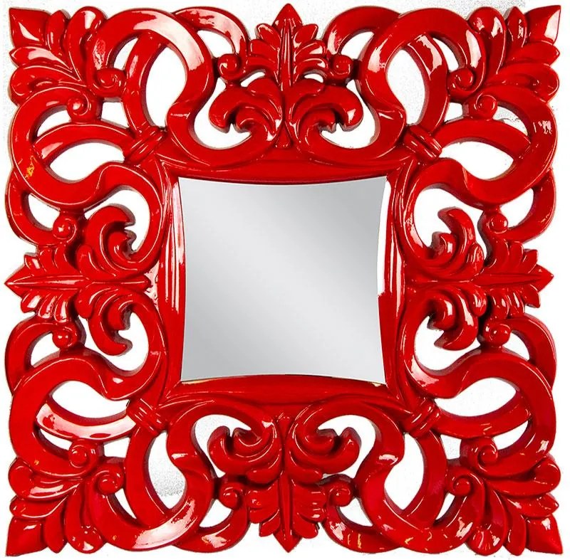 Zrkadlo Linda červené Antik