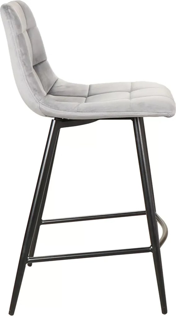 SI Mila H-2 Sametová barová stolička