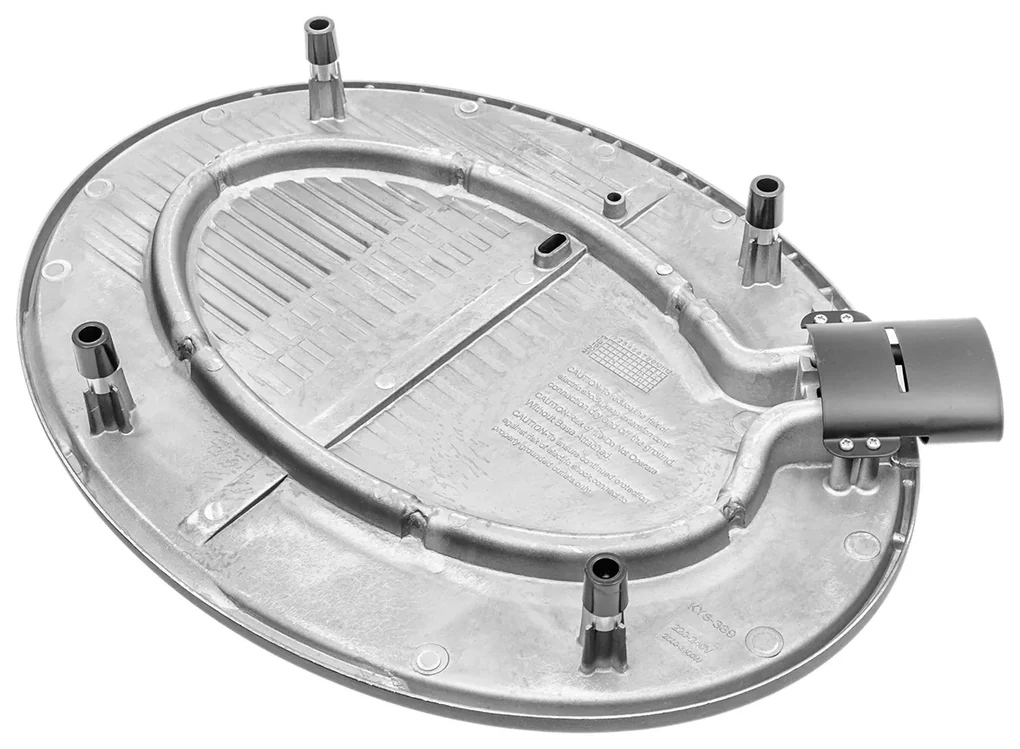Záhradný elektrický gril NB-E007 2400 W - čierna