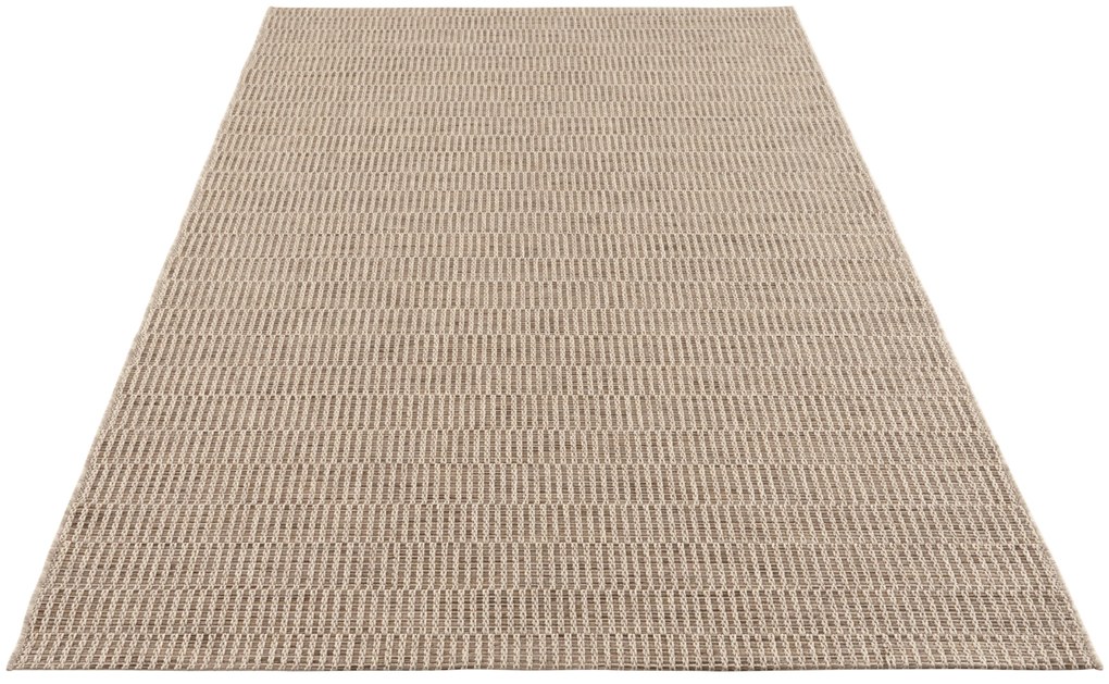 Kusový koberec Brave 103610 Natural Brown z kolekcie Elle – na von aj na doma, 120x170, hnedá, chodba / predsieň, ELLE Decoration