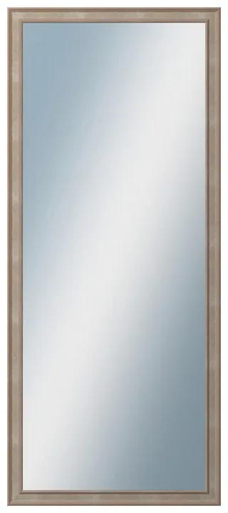 DANTIK - Zrkadlo v rámu, rozmer s rámom 60x140 cm z lišty TOOTH malá strieborná (3162)