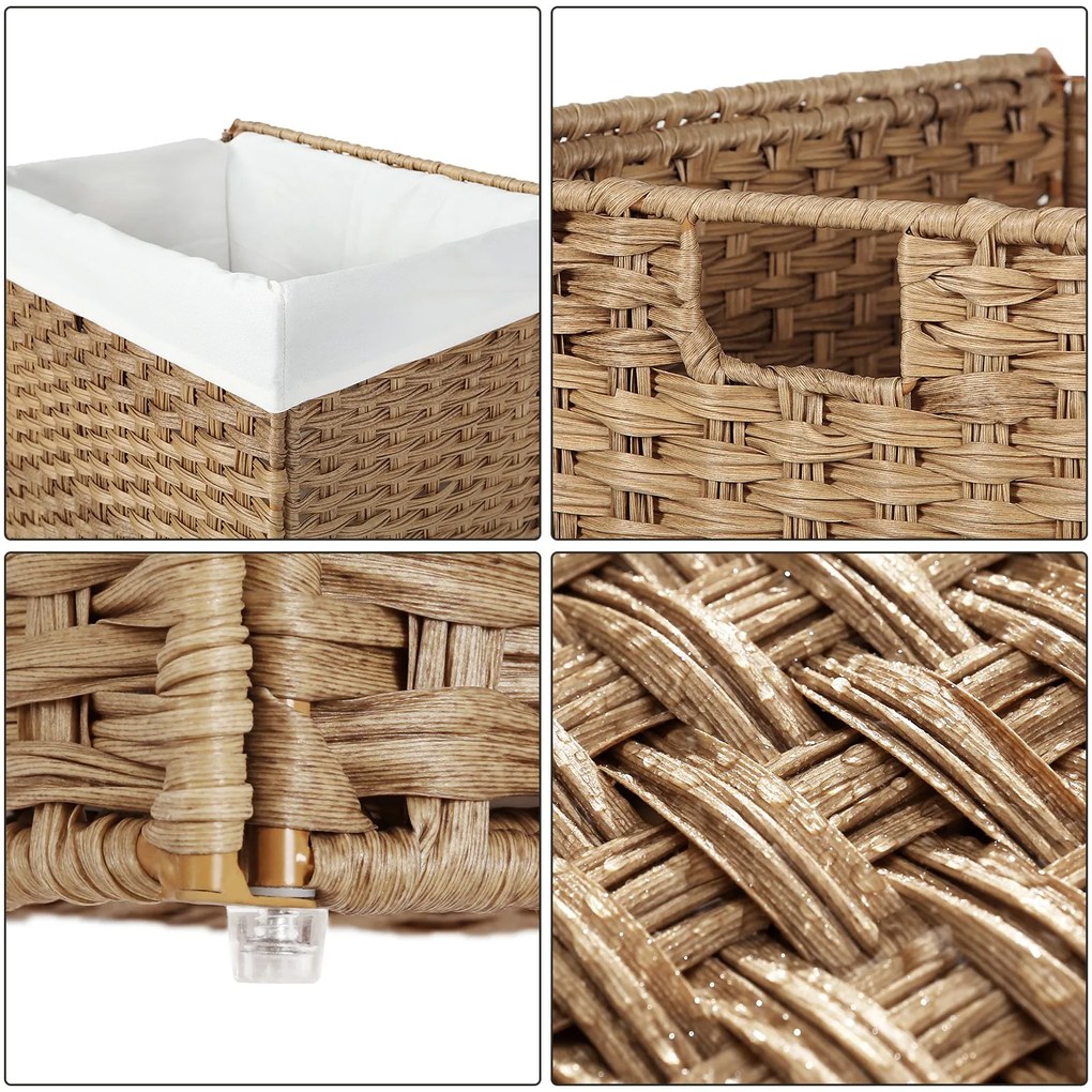 Kôš na bielizeň na kolieskach Delilah 60x46x33 cm