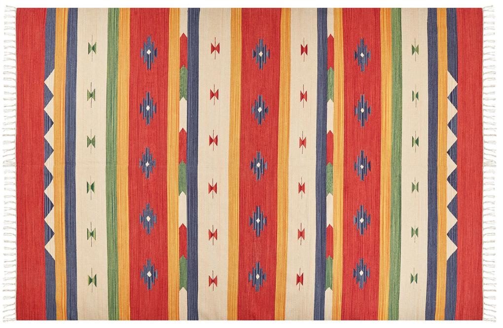 Bavlnený kelímový koberec 200 x 300 cm viacfarebný ALAPARS Beliani