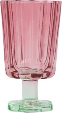 Pohár CASSIAR koralový / zelený 727177 220 ml