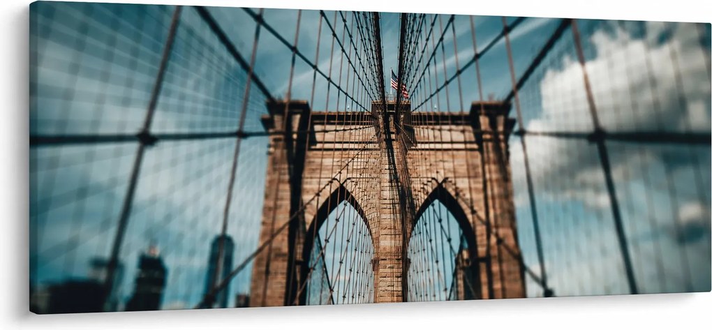Obraz - Brooklynský most (120x50 cm)