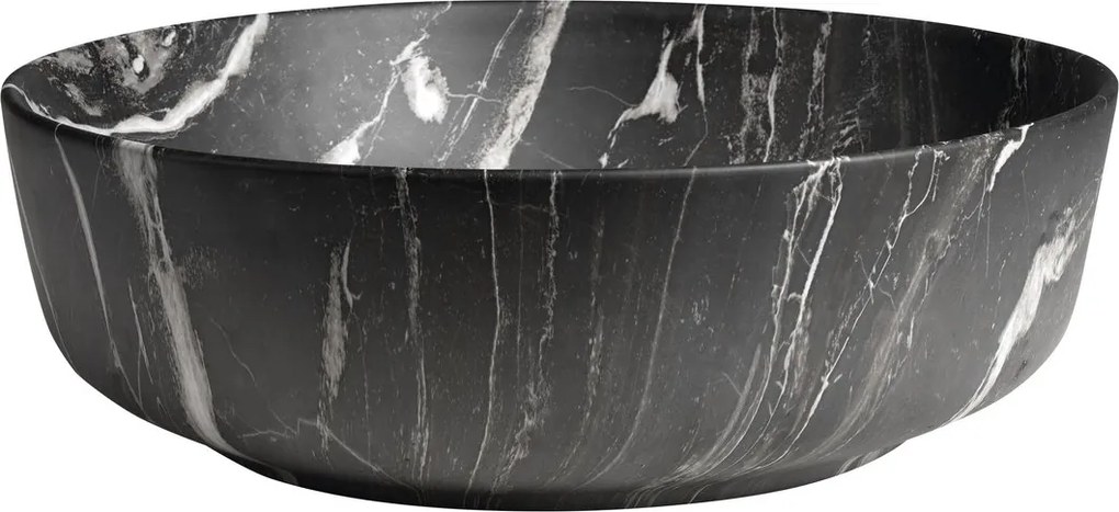 Sapho Sapho, RONDEA keramické umývadlo na dosku priemer 41cm, carnico mramor, AR445CM