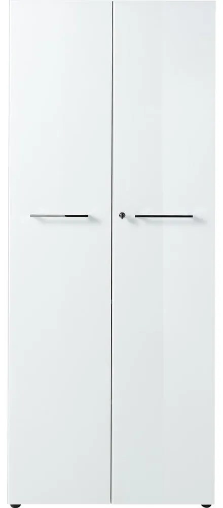 Biela prírodná šatníková skriňa v dekore duba 80x196 cm Monteria - Germania