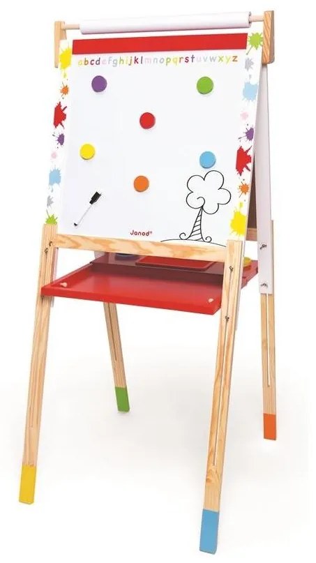 Janod - Magnetická tabuľa červená