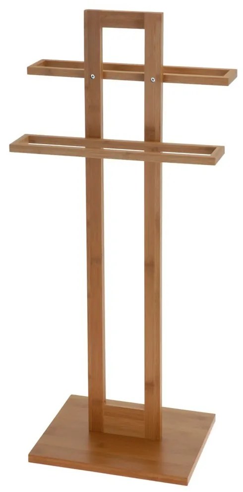 Bambusový vešiak na uteráky 85 cm hnedý