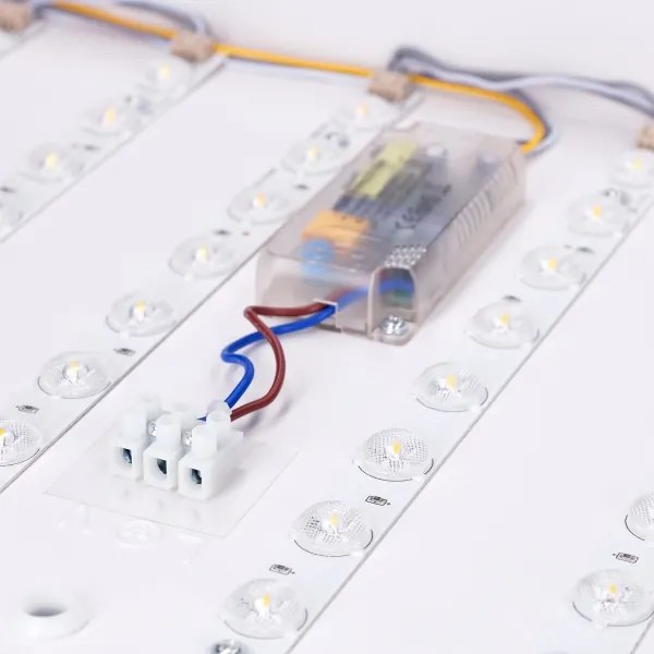Brilagi - stmievateľné LED svietidlo PILANA LED/60W/230V dub/biela 56x56 cm + DO