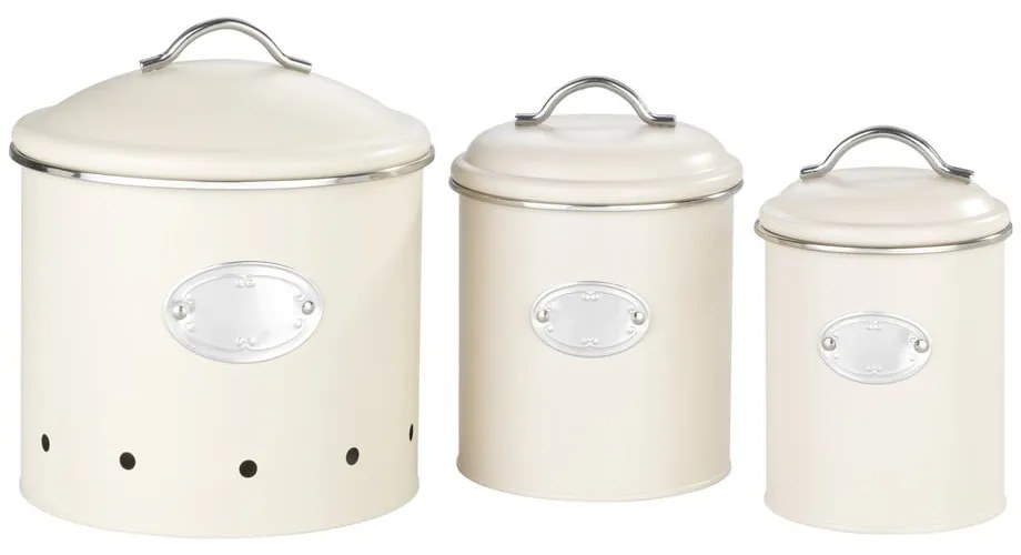 Kovová dóza na potraviny/na zemiaky Nero – Wenko