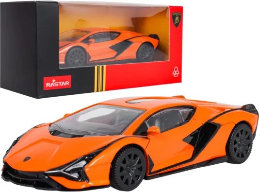 Model auta Lamborghini Sián 1:43 RASTAR oranžový