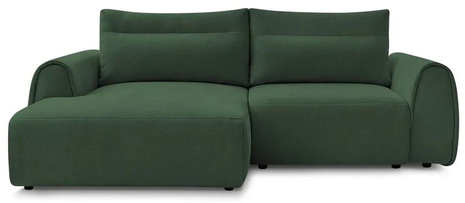 Tmavozelená rohová pohovka Aden – Bobochic Paris