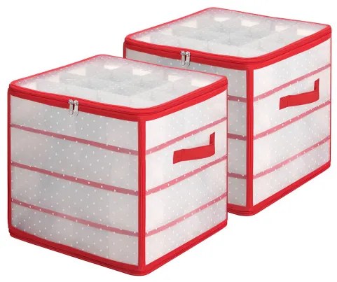 Set úložných boxov na Vianočné gule RFB029T02 (2 ks)