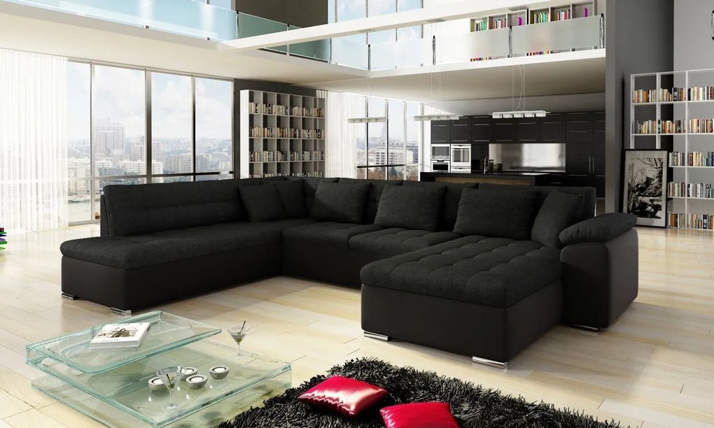 Rohová sedacia súprava Tony Bis, Dostupné poťahy: Wave 05, Strana: Pravá - U