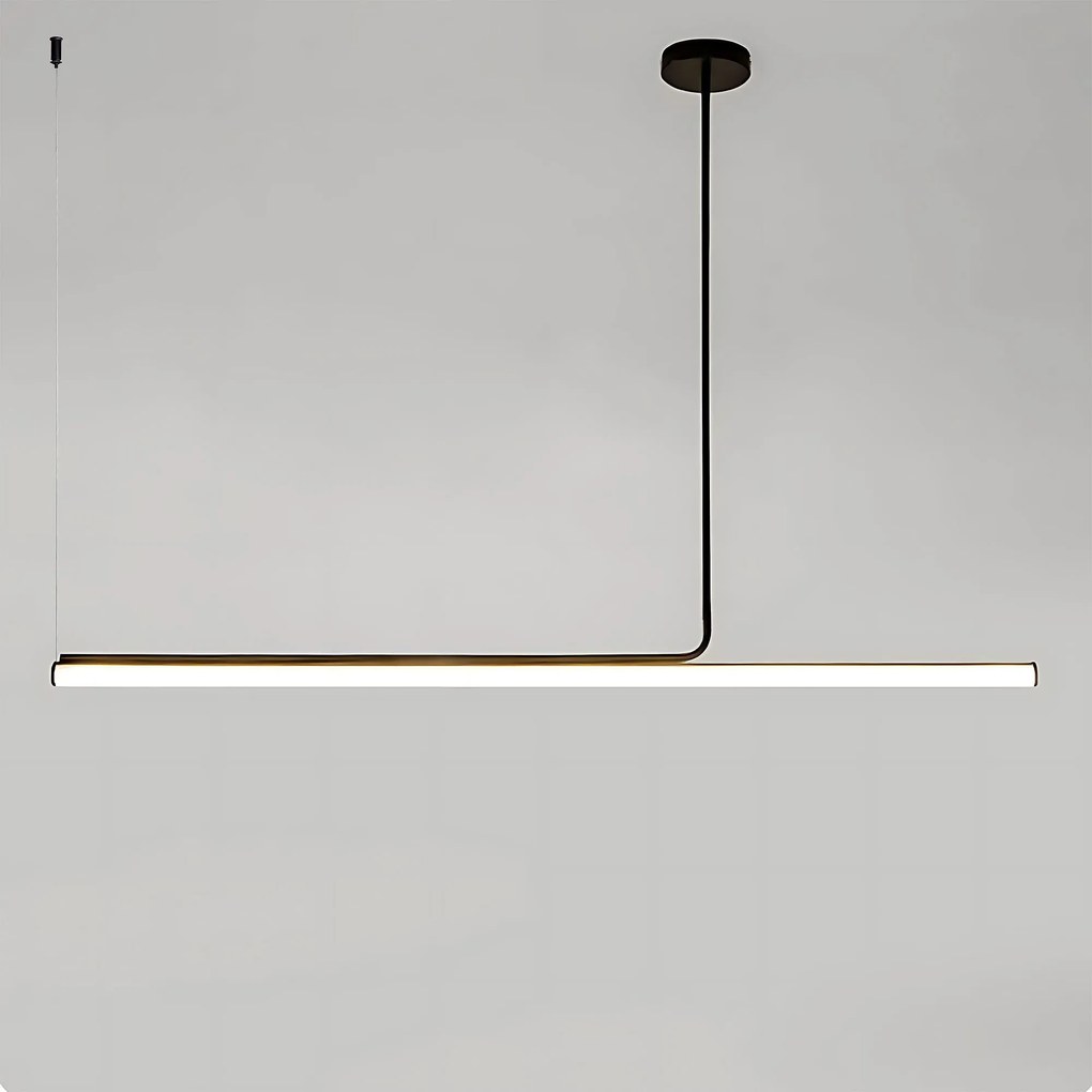 Toolight Toolight, LED stropné svietidlo 140cm, 14W, APP1660-CP, čierna, OSW-06994
