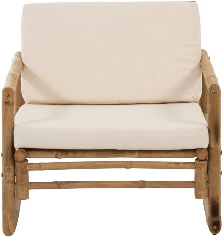 Vonkajšie bambusové kreslo Bambo - 75*75*70 cm