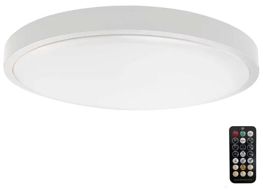 LED Kúpeľňové stropné svietidlo so senzorom LED/18W/230V 3000K IP44 biela