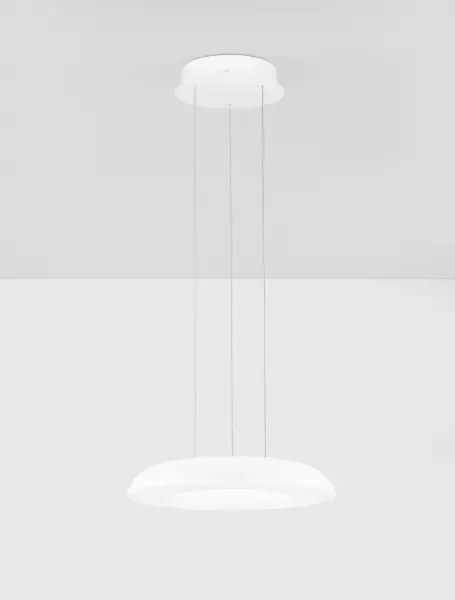 LED stmievateľný biely moderný luster Ormi 40