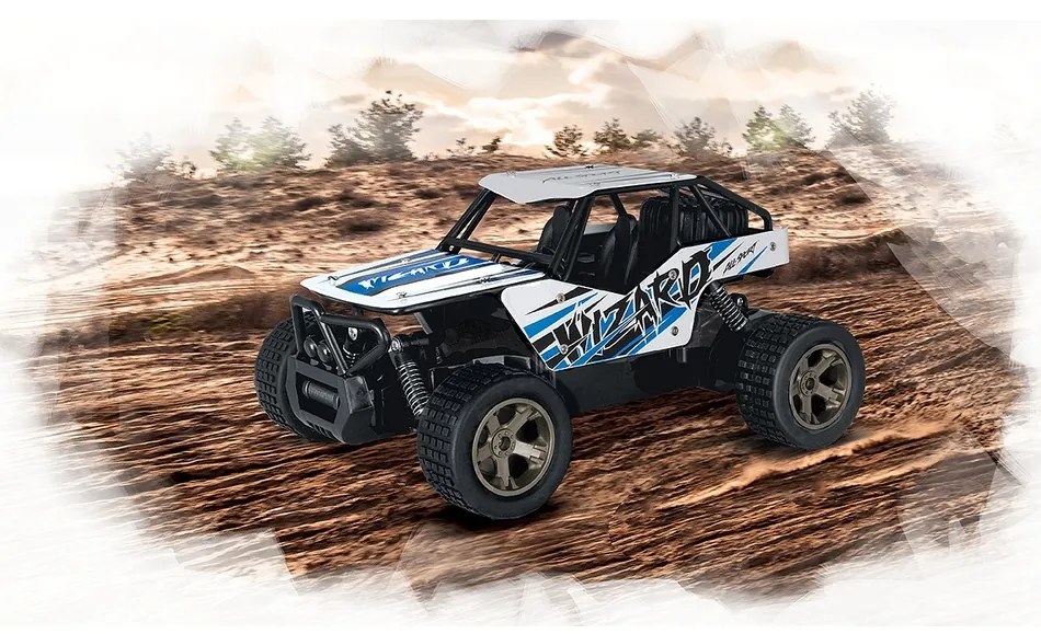 Buddy Toys BRC 20.424 Auto na diaľkové ovládanie RC Wizard, modrá