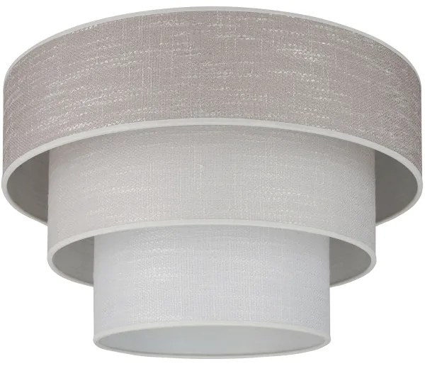 Brilagi - Stropné svietidlo ALASKA LUNETA 1xE27/15W/230V pr. 45 cm šedá/krémová