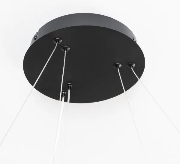 Brilagi - LED stmievateľný luster na lankách FALCON SLIM LED/68W/230V pr. 50 cm čierna +DO