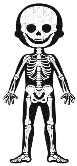 Janod - Detské vzdelávacie puzzle 225 ks ľudské telo