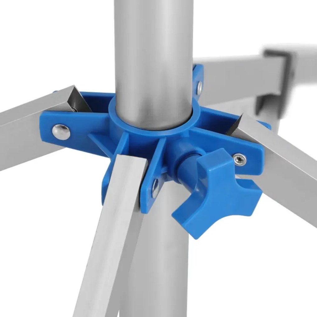 Hliníkový sušiak na bielizeň FALCO, 103×168 cm, strieborná Monzana