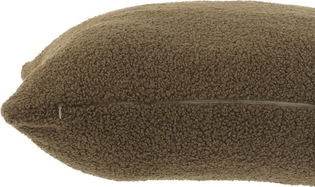 Tmavozelený vankúš Teddy Bouclé Green - 45*45 cm