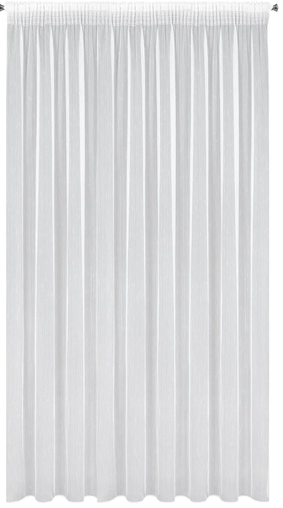 ZÁCLONA NA PÁSKE PILAR 350X270 CM BIELA
