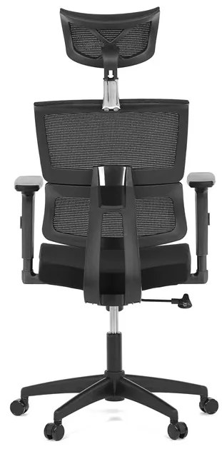 Autronic BONTEC Kancelárska stolička, hojdací mechanizmus, čierna sieťovina, KA-B1025 BK Farba: Čierna