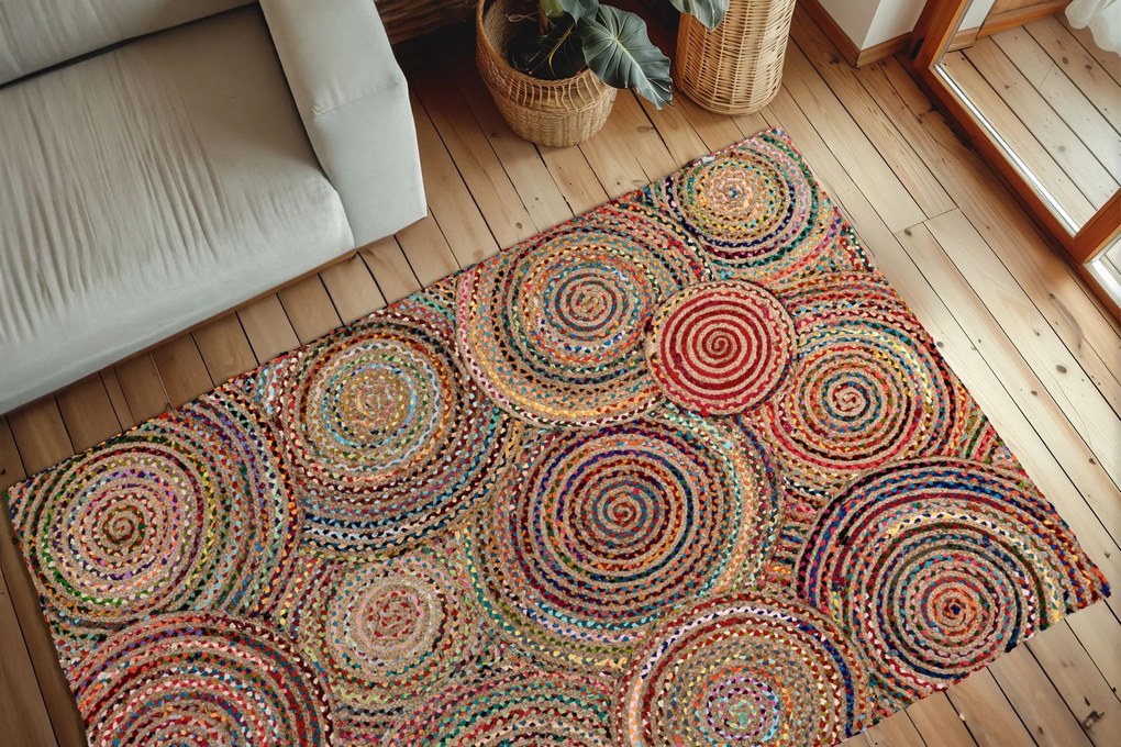 Ručne viazaný kusový koberec My Cancun 331 Multi, 120x170, viacfarebná, chodba / predsieň, Obsession