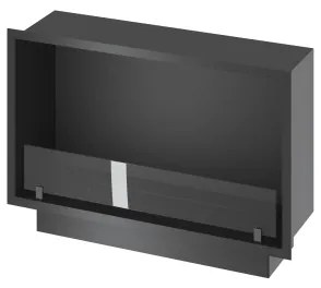 InFire - Vstavaný BIO krb 49,4x84,4 cm 3,5kW čierna