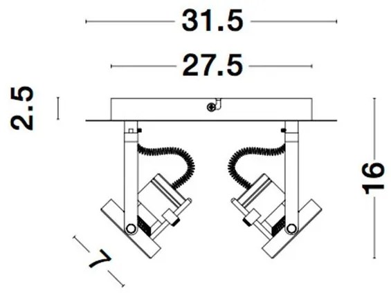 Novaluce Salva 9155103 Veľkosť: 71, Výkon: 4 x 10W