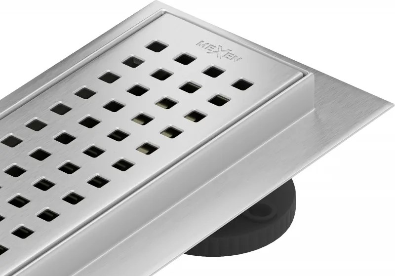 Mexen Flat nerezový sprchový žľab 50 cm vzor M08, 1025050-15