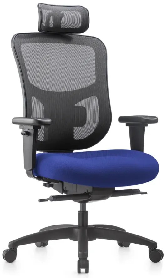 OFFICE PRO Záťažová kancelárska stolička NATUS Q24 modrá