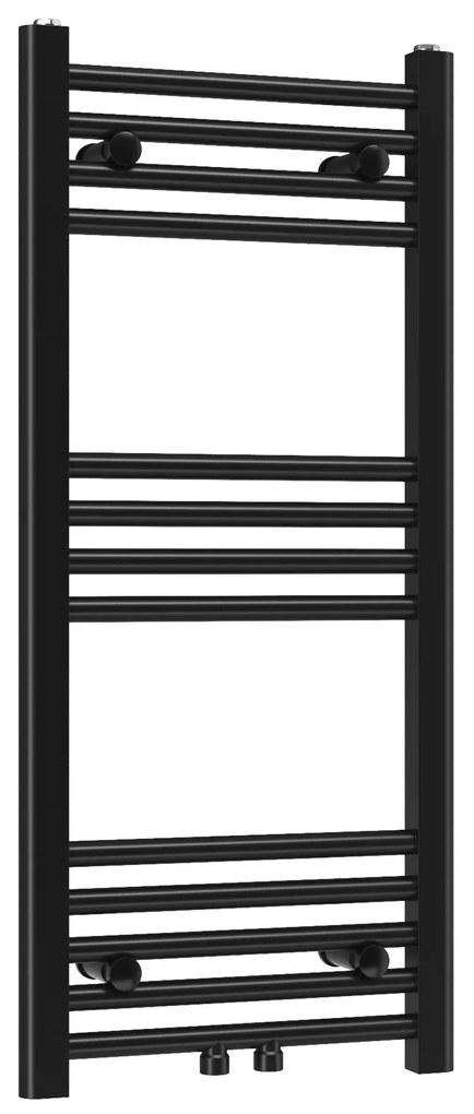 Gamma Erga Simple, vykurovacie teleso 900x400 mm, 304 W, čierna, ERG-LAV-SIMP-9040-BK