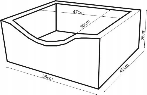 Golden Dog Autosedačka Golden dog Comfort pre psa M 25 x 55 x 45 cm – grafitová