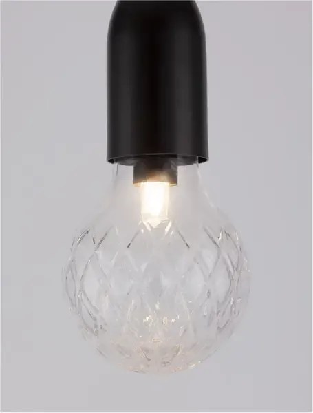 Retro luster Veda 95 čierne