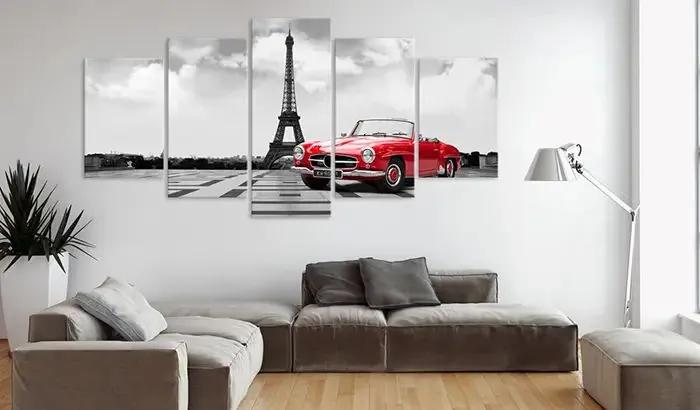 Obraz - Parisian car Veľkosť: 100x50, Verzia: Premium Print